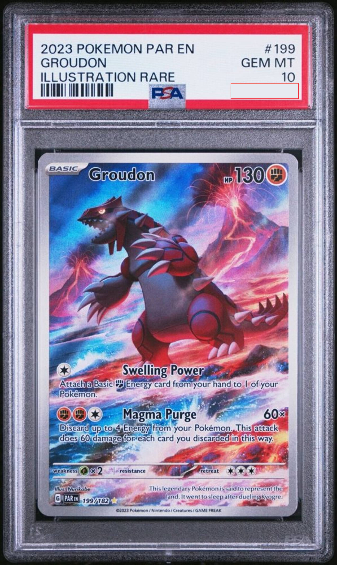 Groudon #199 Pokemon Paradox Rift